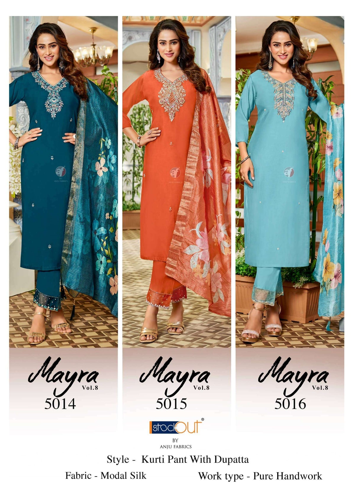 Anju Fabric Mayra Vol-08