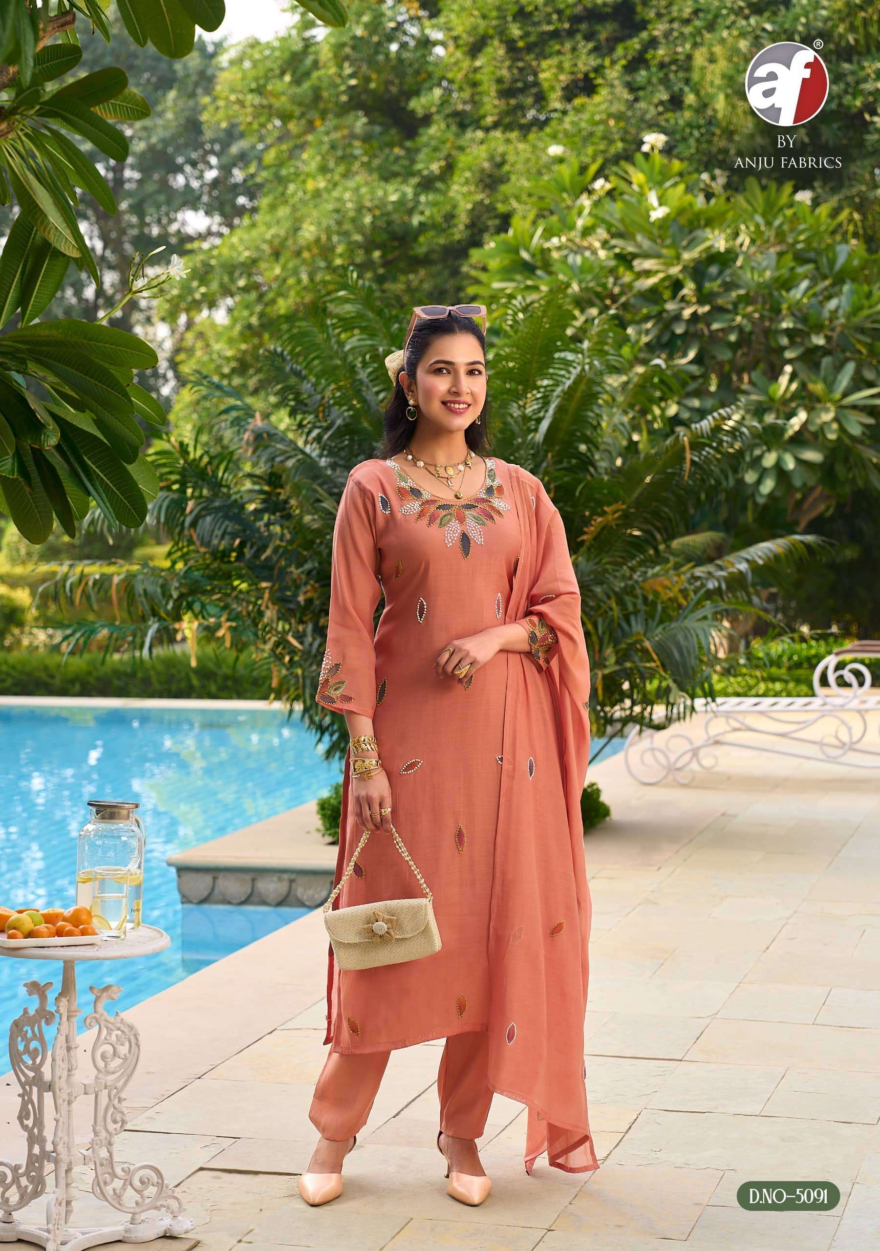 Anju Fabric Patterns Vol - 04 - Amrah Wholesale