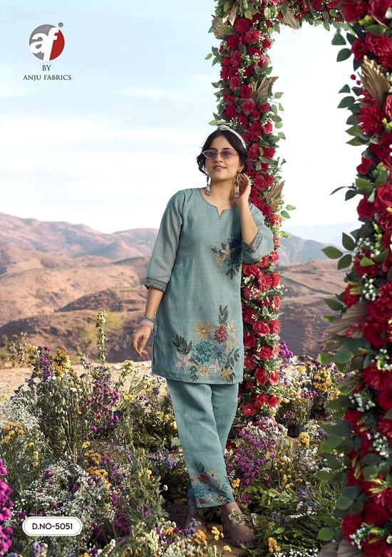 Anju Fabric Royal Peacock