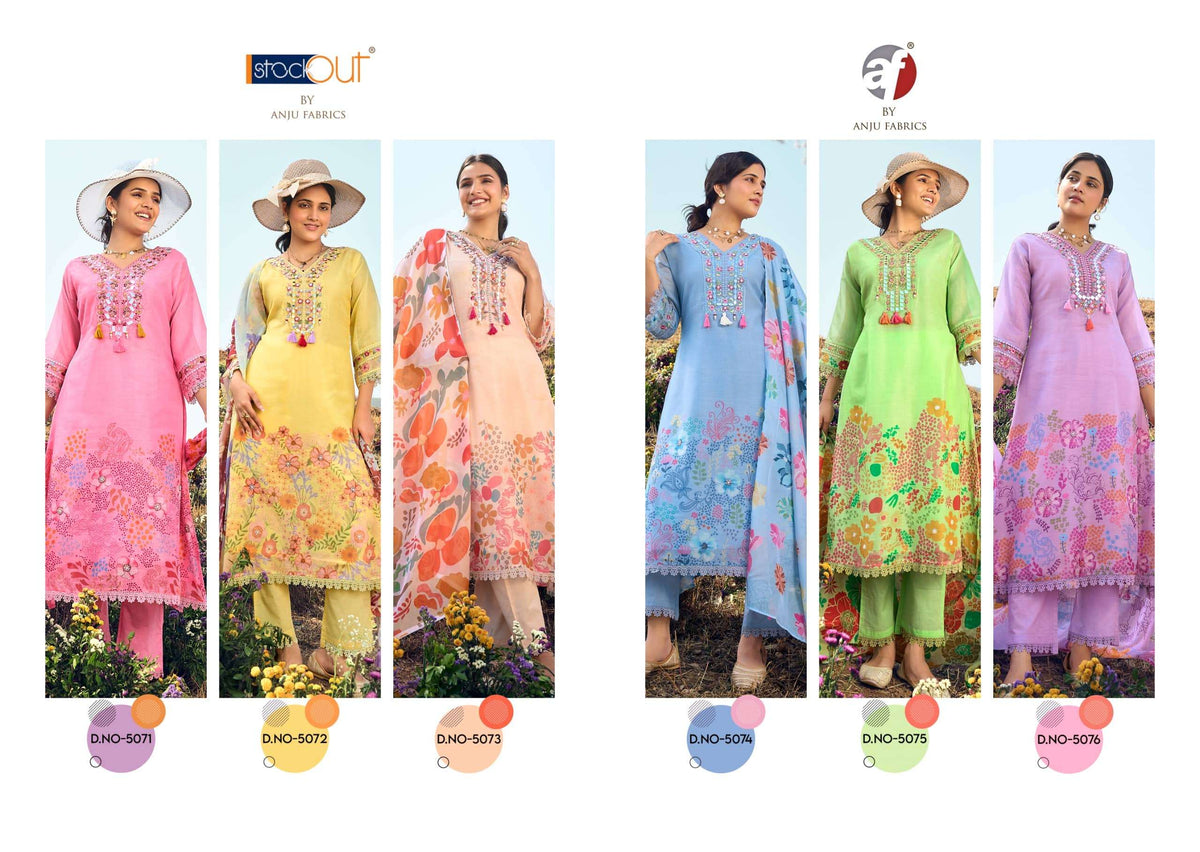 Anju Fabrics Rhythm Vol - 02 - Amrah Wholesale
