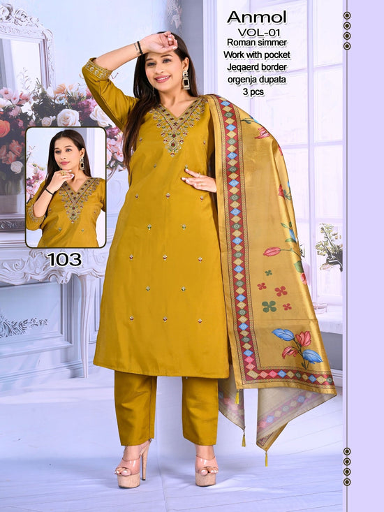 Anmol Vol 01 Kurti Set Wholesale Catalogue - Amrah Wholesale