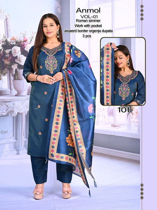 Anmol Vol 01 Kurti Set Wholesale Catalogue - Amrah Wholesale