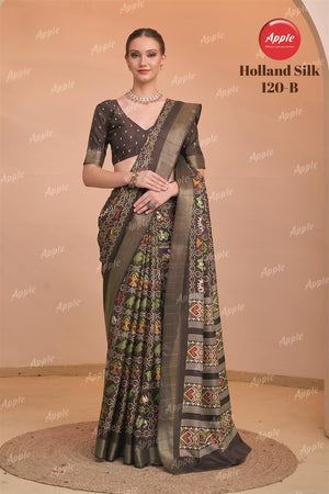 Apple Holland Silk 120 Silk Blend Saree