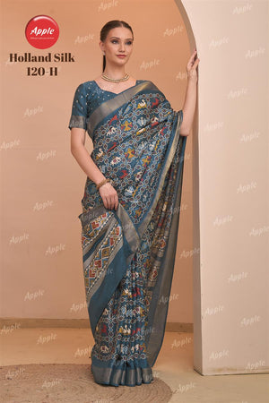 Apple Holland Silk 120 Silk Blend Saree
