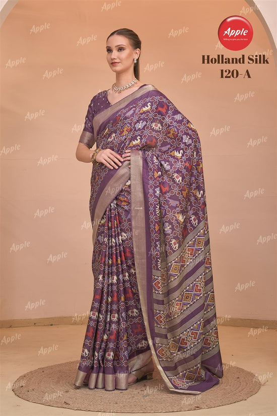 Apple Holland Silk 120 Silk Blend Saree
