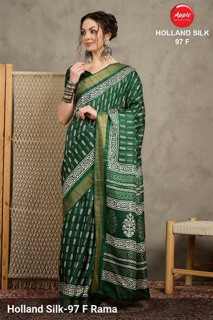 Apple Holland Silk 97 Silk Blend Saree