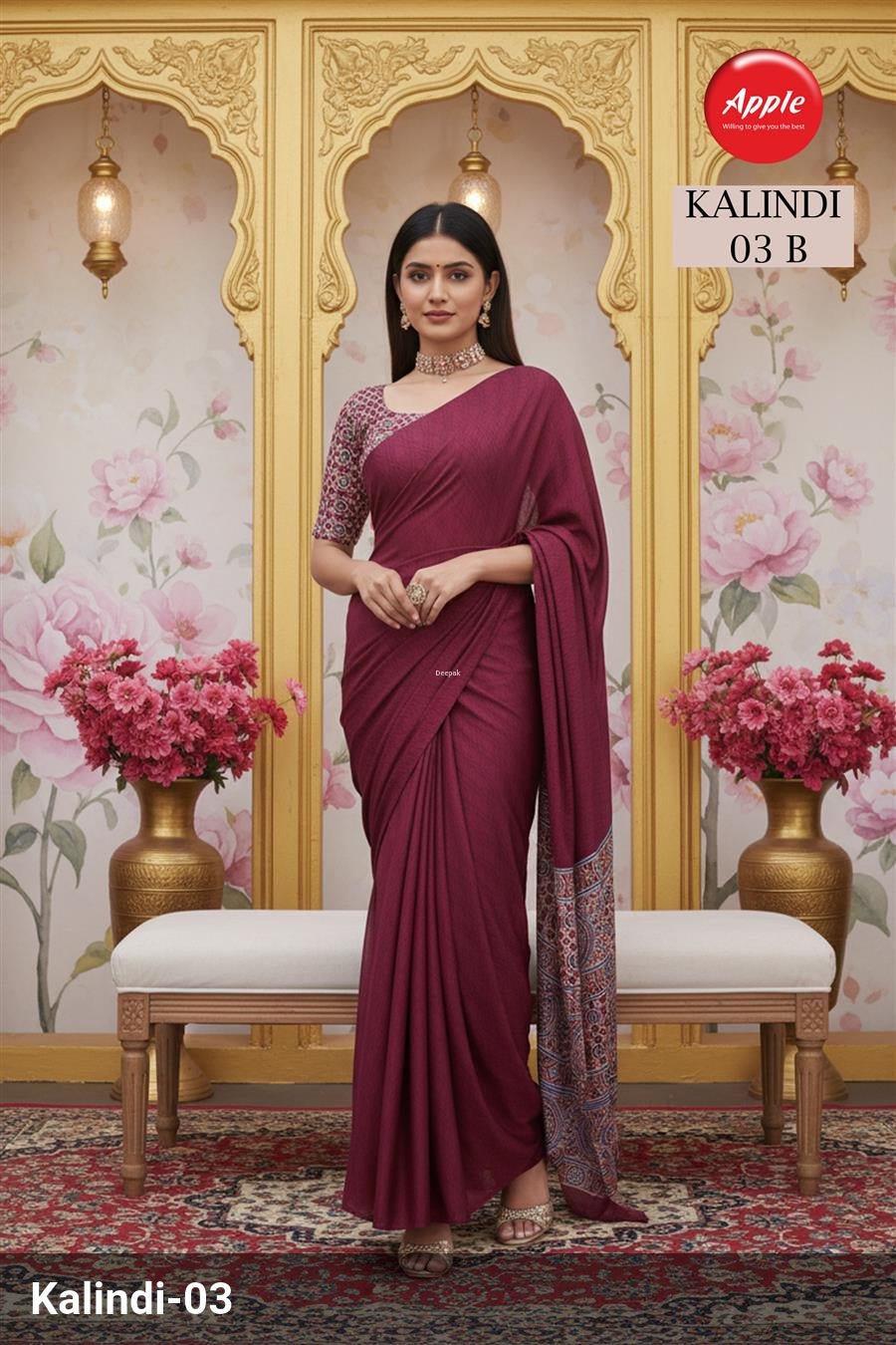 Apple Kalindi Saree Wholesale Catalogue - Amrah Wholesale