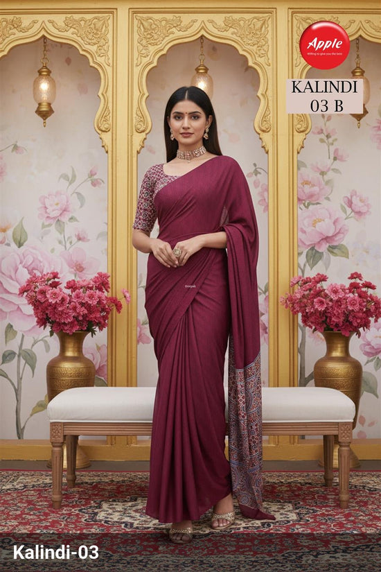 Apple Kalindi Saree Wholesale Catalogue - Amrah Wholesale