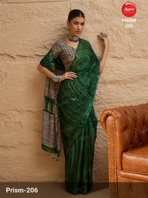 Apple Saree Apple Prism Vol 02 Crepe Saree