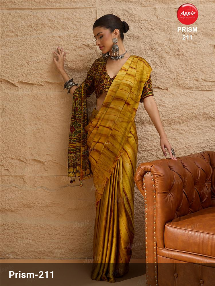 Apple Saree Apple Prism Vol 02 Crepe Saree
