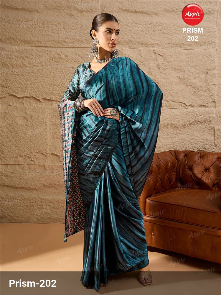 Apple Saree Apple Prism Vol 02 Crepe Saree