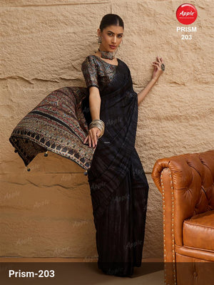 Apple Saree Apple Prism Vol 02 Crepe Saree