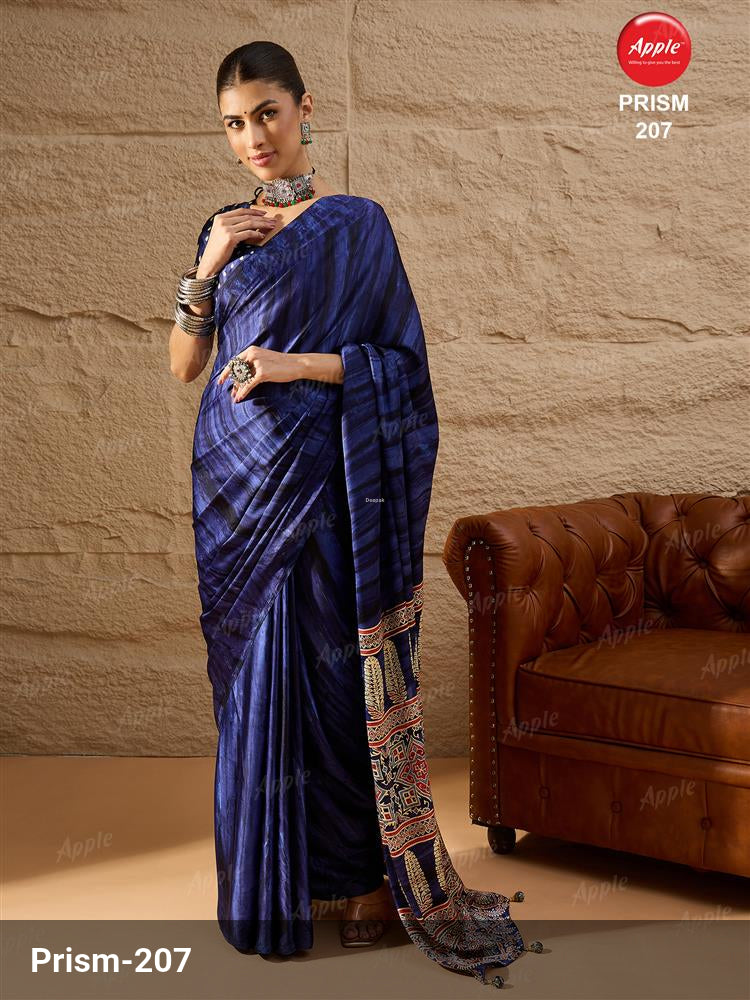 Apple Saree Apple Prism Vol 02 Crepe Saree