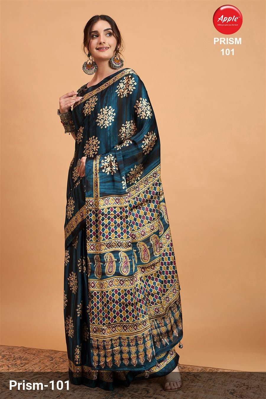 Apple Prism Vol 1 Saree Wholesale Catalogue - Amrah Wholesale