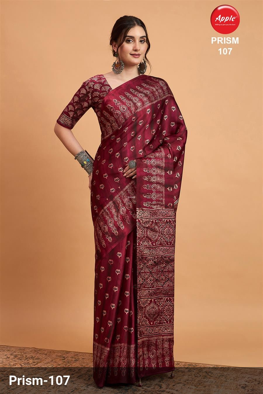 Apple Prism Vol 1 Saree Wholesale Catalogue - Amrah Wholesale