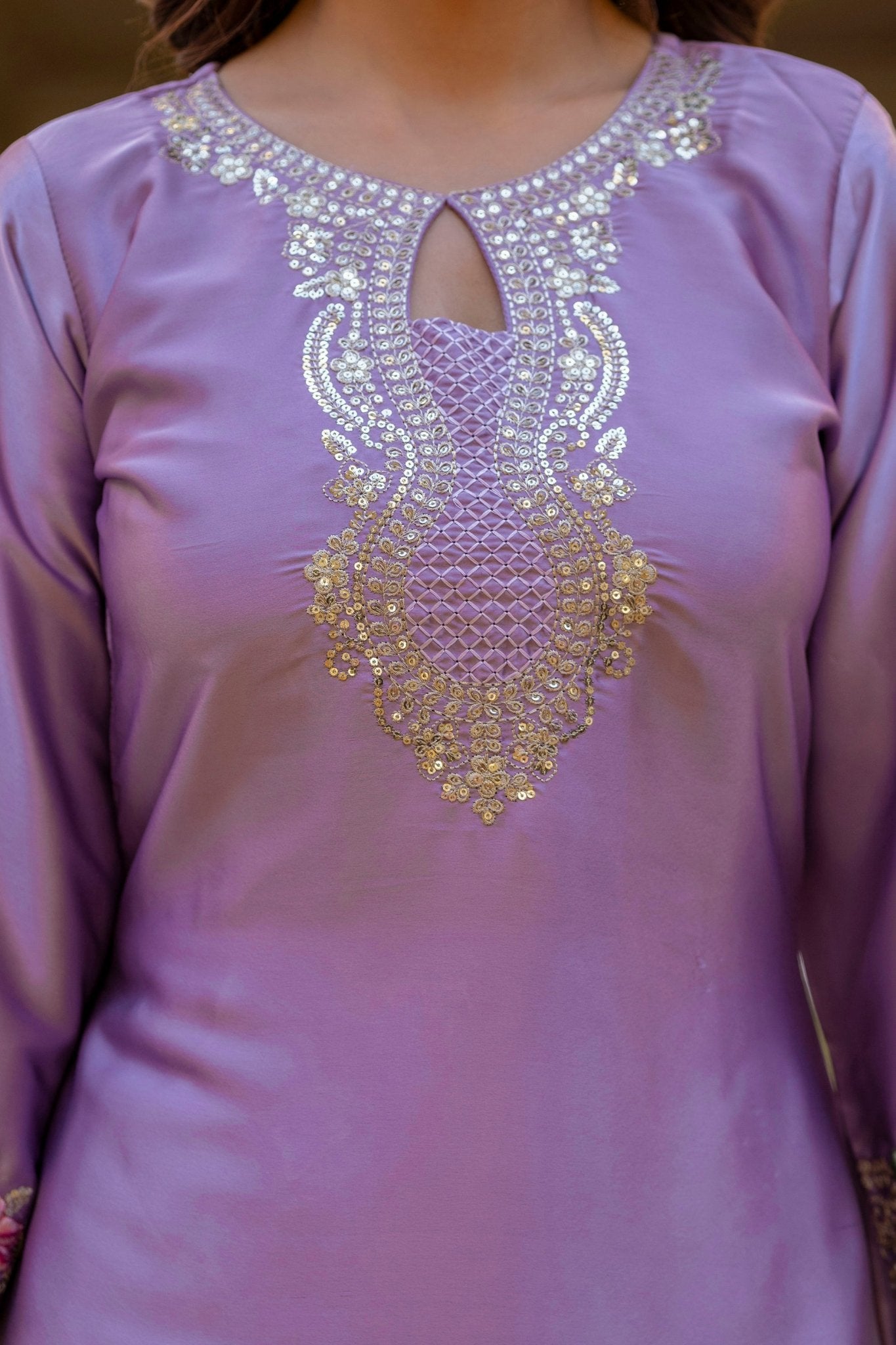 Aralina 04 Japan Satin Kurti Pant Dupatta Set Wholesale Surat India - Amrah Wholesale