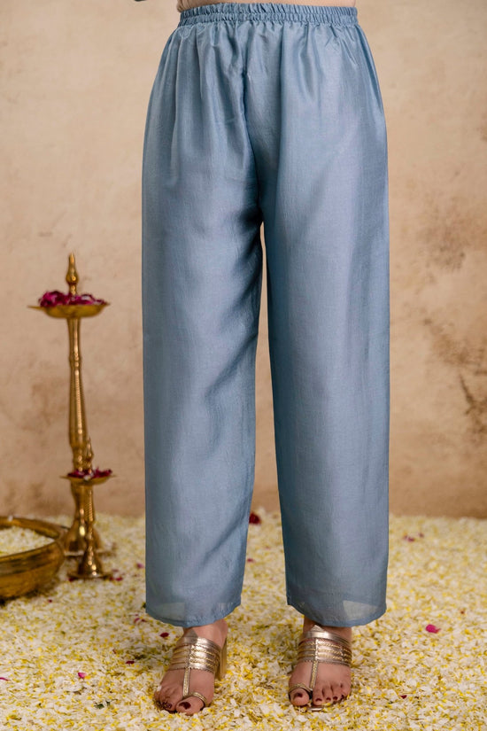 Aravani Vol 2 Vichitra Silk Kurti Pant Dupatta Set - Amrah Wholesale