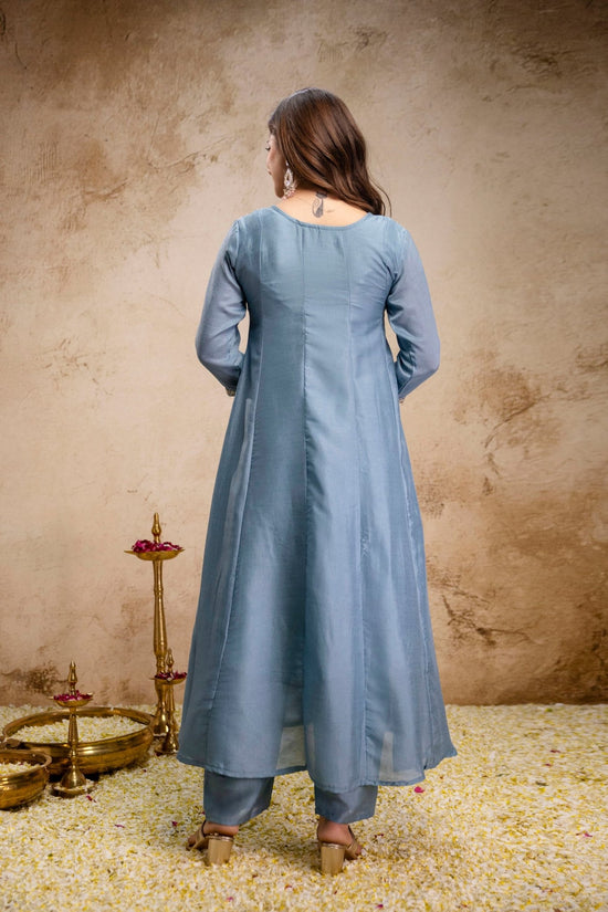 Aravani Vol 2 Vichitra Silk Kurti Pant Dupatta Set - Amrah Wholesale