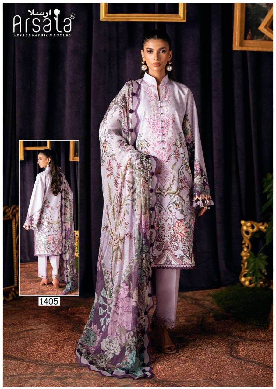 ARSALA AMIRA COLLECTION VOL-14 Lawn Cotton Printed Pakistani Suit - Amrah Wholesale