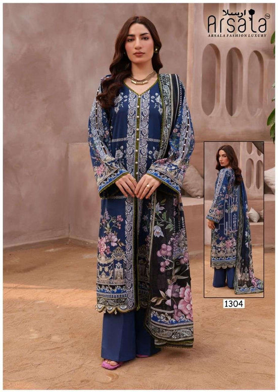 Arsala Amira Vol 13 Pure Heavy Lawn Cotton Pakistani Suit - Amrah Wholesale