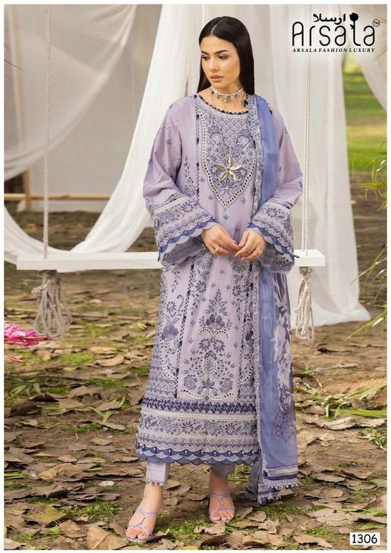 Arsala Amira Vol 13 Pure Heavy Lawn Cotton Pakistani Suit - Amrah Wholesale
