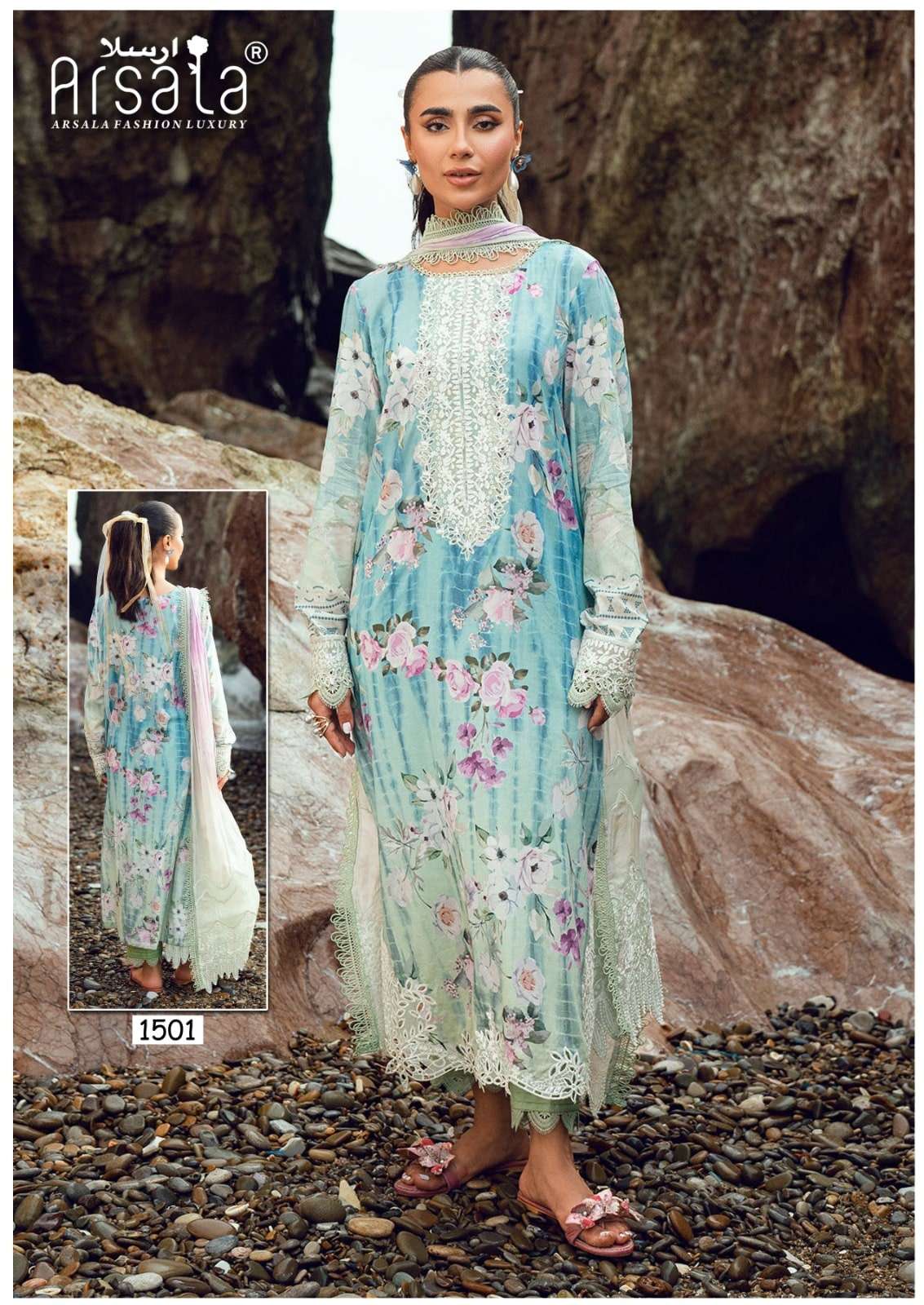 Arsala Amira Vol-15 Cotton Printed Ready To Wear Salwar Suits