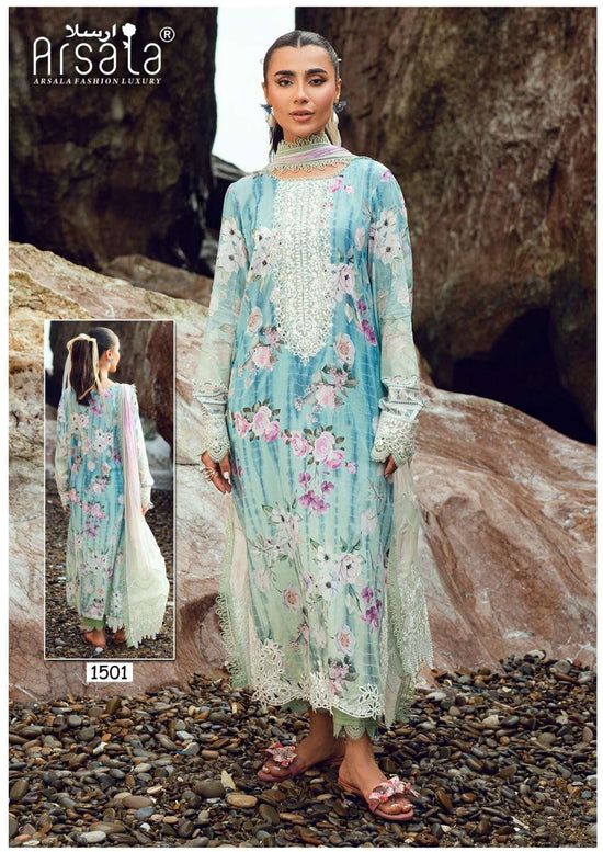 Arsala Amira Vol-15 Cotton Printed Ready To Wear Salwar Suits