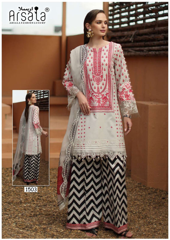 Arsala Amira Vol-15 Cotton Printed Ready To Wear Salwar Suits