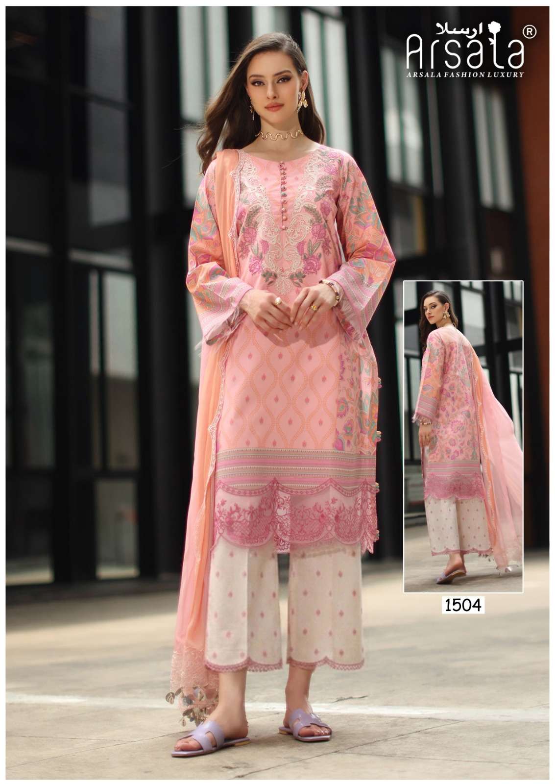 Arsala Amira Vol-15 Cotton Printed Ready To Wear Salwar Suits