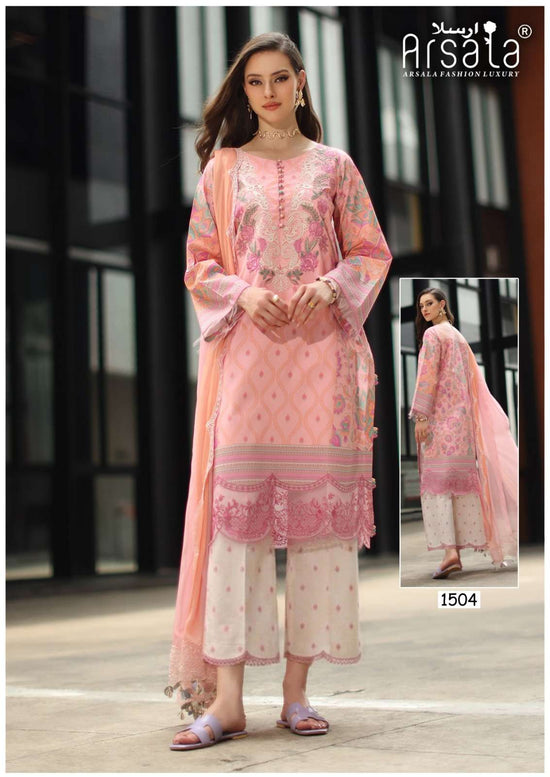 Arsala Amira Vol-15 Cotton Printed Ready To Wear Salwar Suits