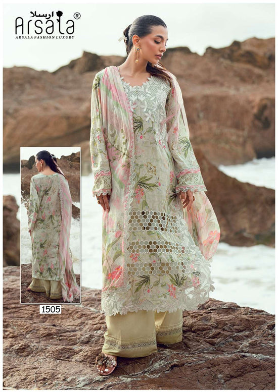 Arsala Amira Vol-15 Cotton Printed Ready To Wear Salwar Suits