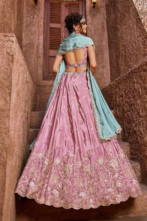 ARYA DESIGN DRS226 Art Silk Thread & Sequins Work Lehenga - Amrah Wholesale