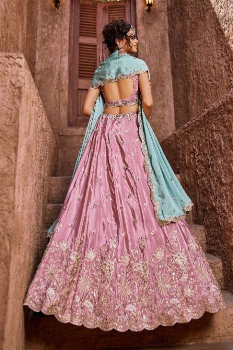 ARYA DESIGN DRS226 Art Silk Thread & Sequins Work Lehenga - Amrah Wholesale