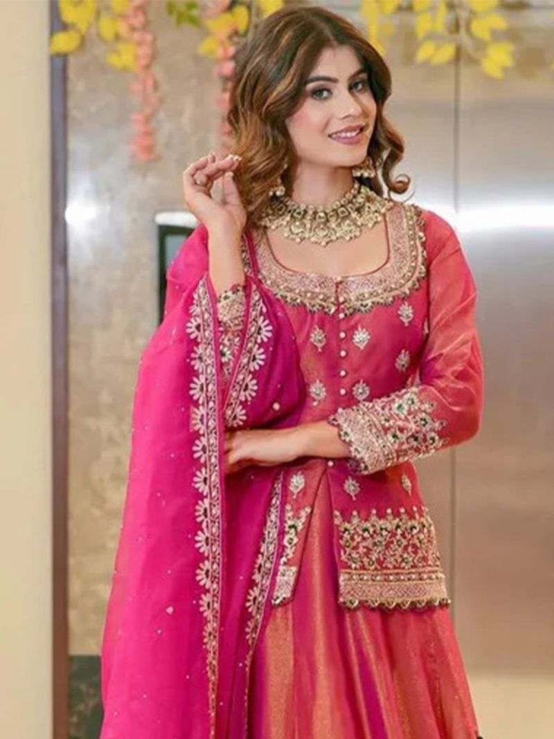 Arya Designs Arya Drs 215 Premium Fendi Indo Western Lehenga