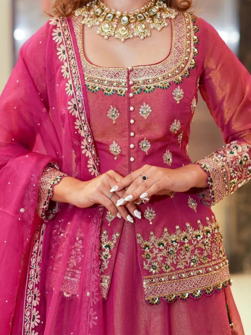 Arya Designs Arya Drs 215 Premium Fendi Indo Western Lehenga