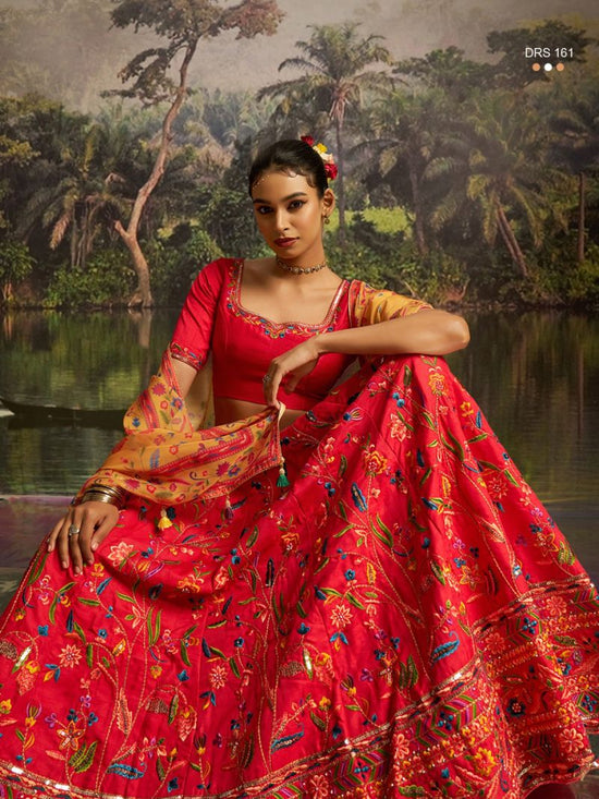 Arya DRS 161 Silk Zari & Sequence Work Designer Lehenga Choli