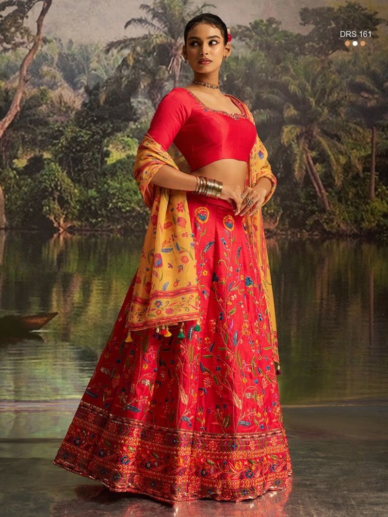 Arya DRS 161 Silk Zari & Sequence Work Designer Lehenga Choli