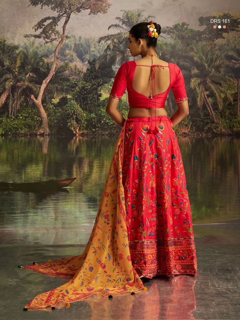 Arya DRS 161 Silk Zari & Sequence Work Designer Lehenga Choli
