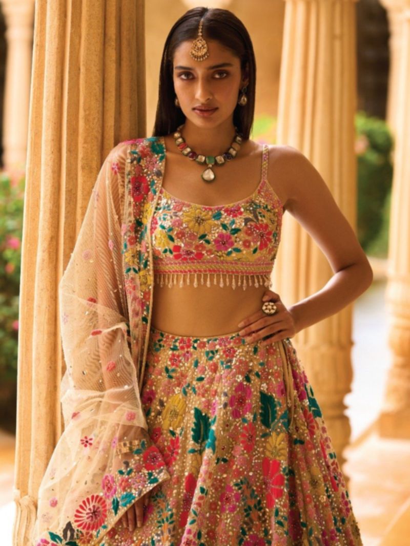 Arya Drs 214 Georgette Thread Sequins Designer Lehenga Choli - Amrah Wholesale