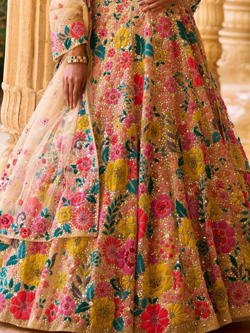 Arya Drs 214 Georgette Thread Sequins Designer Lehenga Choli - Amrah Wholesale
