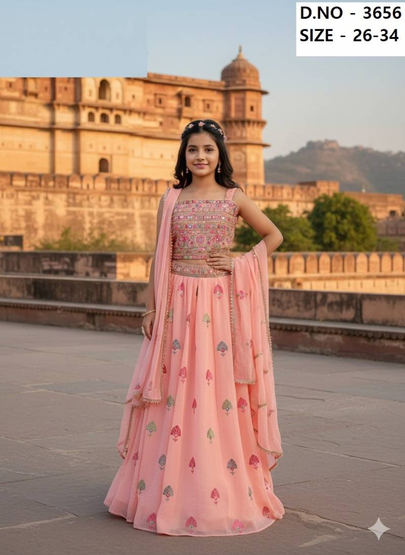 Arya Fancy Crop Top Set 3656