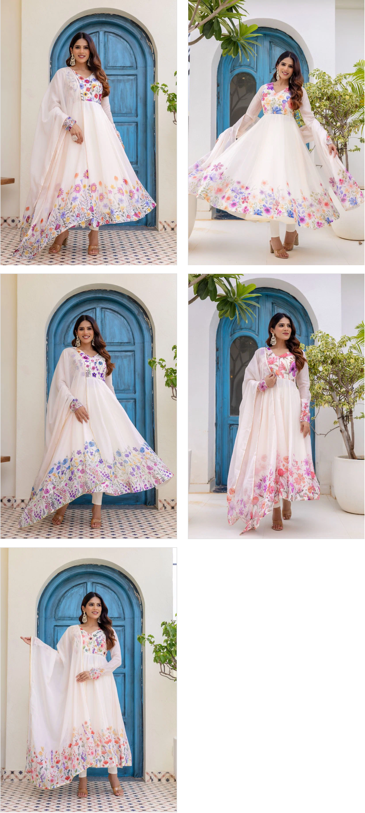 Arya Gulabo Vol 1 Organza Anarkali Suit Set