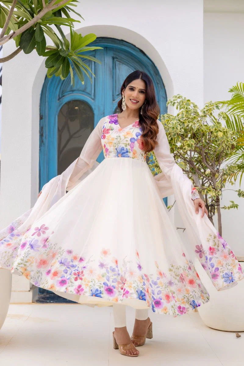 Arya Gulabo Vol 1 Organza Anarkali Suit Set