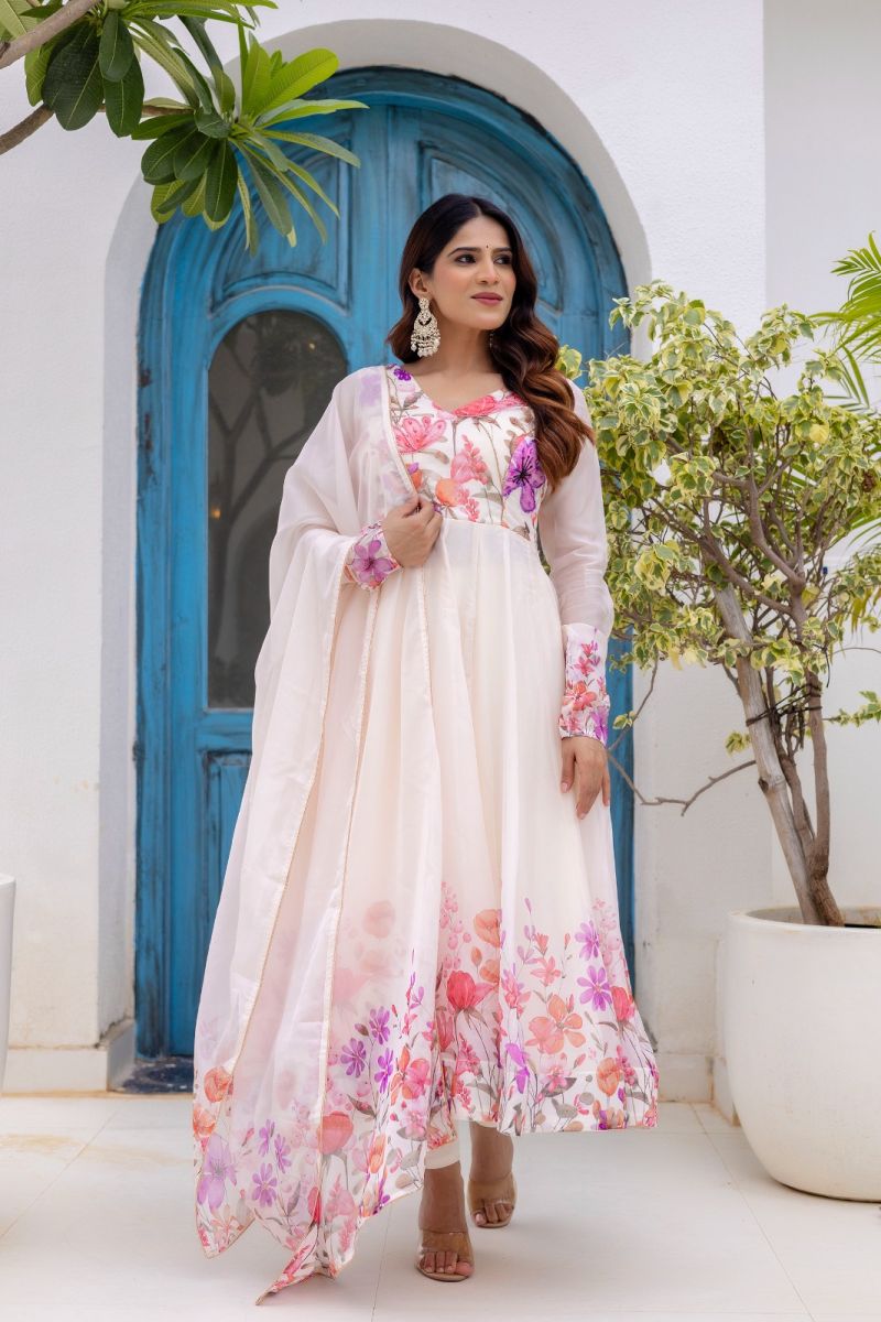 Arya Gulabo Vol 1 Organza Anarkali Suit Set