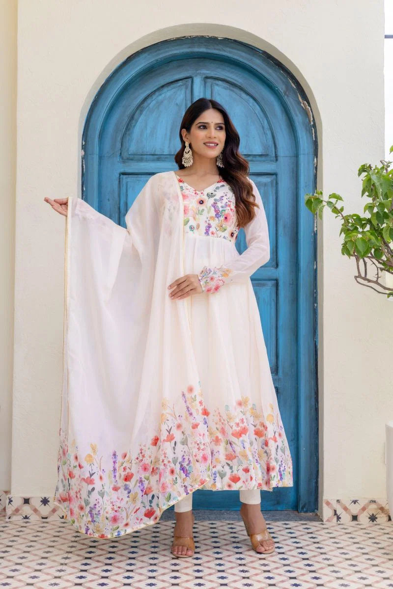 Arya Gulabo Vol 1 Organza Anarkali Suit Set