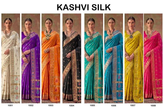 Ast Kashvi Silk Soft Silk Zari Weaving Festival Saree Collection - Amrah Wholesale