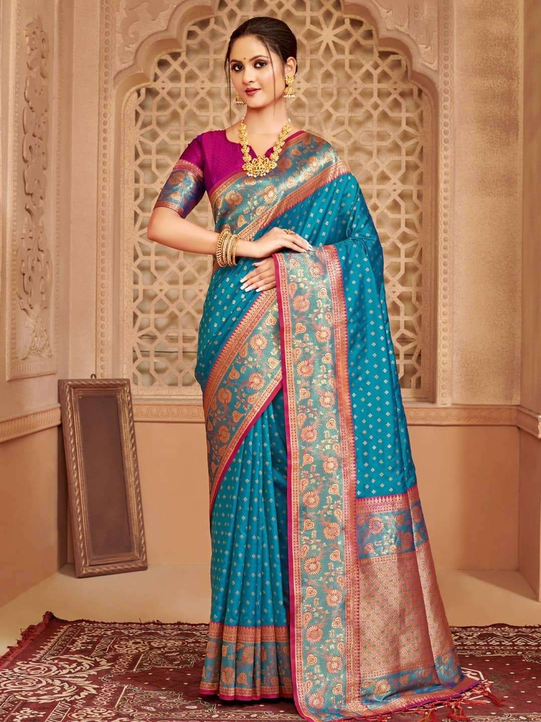 Astita Afreen 5013 to 5018 Silk Blend Party Wear Saree - Amrah Wholesale