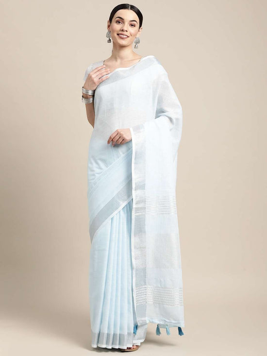 Astita Finland Linen Cotton Printed Saree - Amrah Wholesale