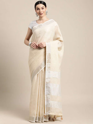 Astita Finland Linen Cotton Printed Saree - Amrah Wholesale