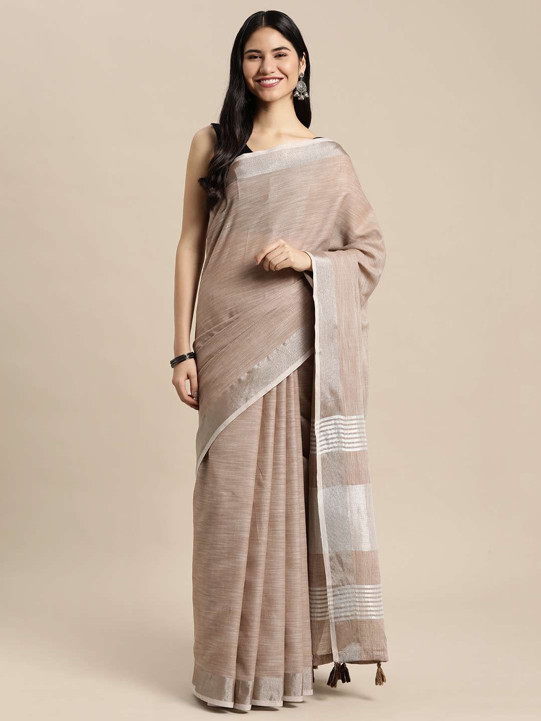 Astita Finland Linen Cotton Printed Saree - Amrah Wholesale